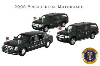 43 PRESIDENTIAL MOTORCADE CADILLAC DTS LIMO CHEVY SUV  