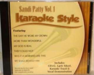 Sandi Patty V1 Christian Karaoke Music NEW CD+G  