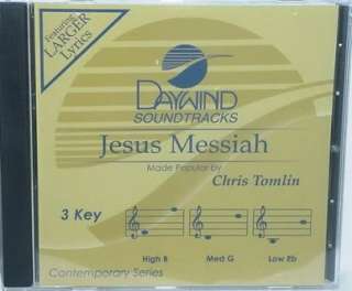 Chris Tomlin Jesus Messiah Christian Accompaniment CD  