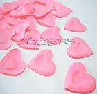 1000PCS Pink Heart Design Silk Rose Petals Wedding  