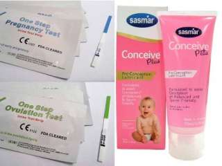 PRE SEED CONCEIVE PLUS & OVULATION/PREGNANCY TESTS 0855114000992 