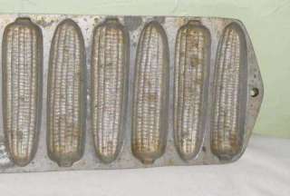 vintage cornbread metal mold 7 baking loaf tray the mold form depicts 