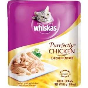   Whiskas Purrfectly Chicken Cat Food 24Pk Duck