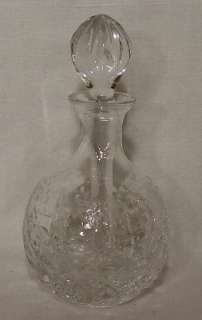 ROGASKA crystal GALLIA pattern Perfume Bottle 4 3/4 tall  