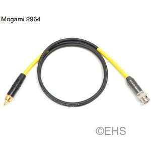  Mogami 2964 75ohm coax cable: BNC, RCA, or F Type 