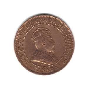  1908 Canada Large Cent Penny Coin KM#8 