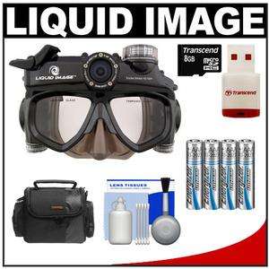 Liquid Image 318 Scuba Underwater Digital Camera Mask HD + Kit NEW USA 