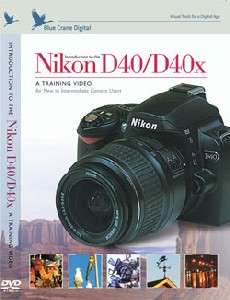 Blue Crane Digital Training DVD for Nikon D40/D40x NEW  
