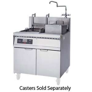   Pasta Cooker with Automatic Timed Basket Lifter an