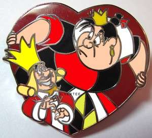 DISNEY PIN QUEEN AND KING OF HEARTS ALICE IN WONDERLAND  