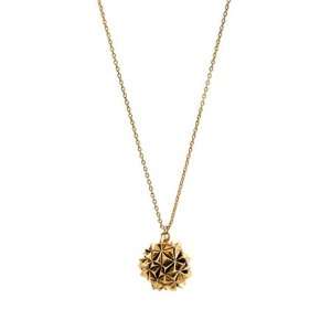 House of Harlow 1960   Crater Locket Pendant Necklace   14 