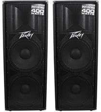 Peavey PV215D Dual 15 800W Active Powered DJ Speakers Class D 
