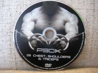   DISC # 9 CHEST + SHOULDERS + TRICEPS DVD OFFICIAL BEACHBODY RELEASE