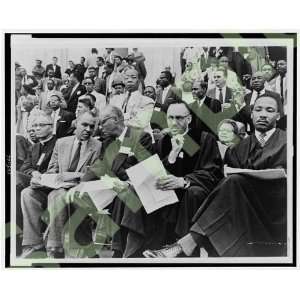  Roy Wilkins A. Philip Randolph Thomas Kilgore MLK 1957 