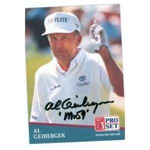 Al Geiberger autographed Golf trading card