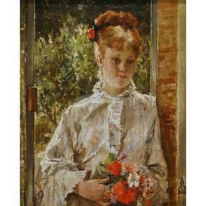 FRAMED oil paintings   Alfred Stevens   24 x 30 inches   Young Woman 