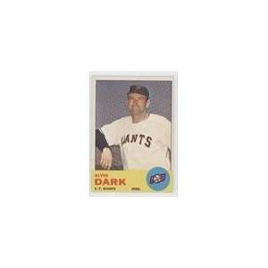  1963 Topps #258   Alvin Dark MG Sports Collectibles