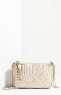 Versace Vanitas Embroidered Leather Crossbody Bag  