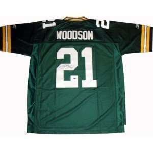 Charles Woodson Autographed Jersey   Green Bay Packers Reebok EQT