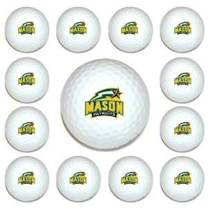 George Mason Patriots Team Logo Golf Ball Dozen Pack   Golf