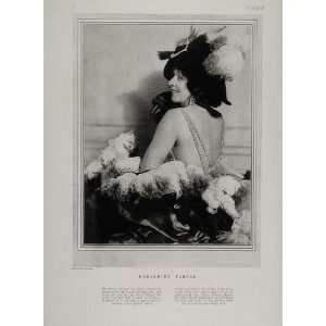  1920 Print Portrait Geraldine Farrar Zasa Opera Singer 
