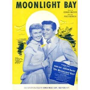   1951 Sheet Music from On Moonlight Bay with Doris Day, Gordon MacRae