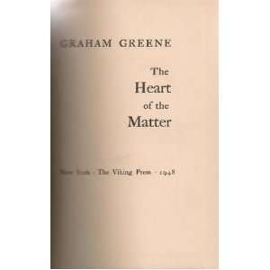  The Heart of the Matter Graham Greene Books