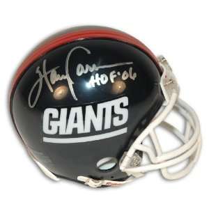  Harry Carson Autographed Mini Helmet   ( Sports 