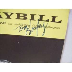  Bosley, Tom Harry Guardino Playbill Signed Autograph 