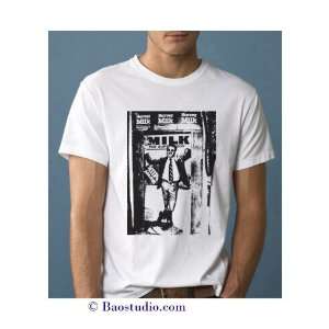 Harvey Milk   Pop Art Graphic T shirt (Mens Medium)