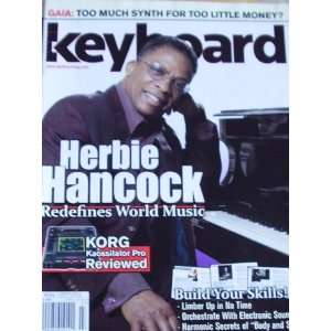    Keyboard Magazine July 2010 Herbie Hancock 