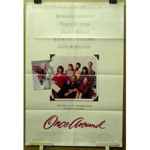  Poster Once Around Richard Dreyfuss Holly Hunter 77 