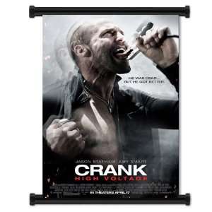  Crank Movie Jason Statham Fabric Wall Scroll Poster (16 x 