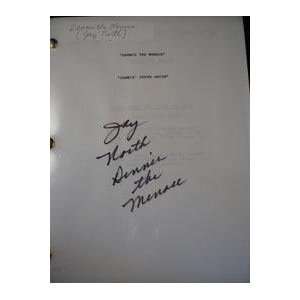 Jay Dennis The Menace Dennis Paper Drive North Autographed Script 