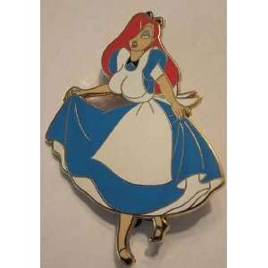  Disney Trading Pin Jessica Rabbit As Alice Wonderland LE 