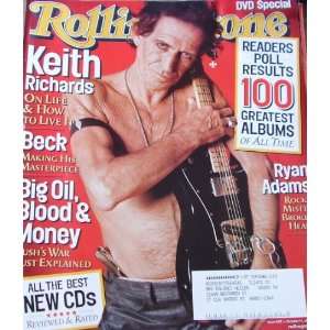  Rolling Stone Magazine October 17 2002 Keith Richards 