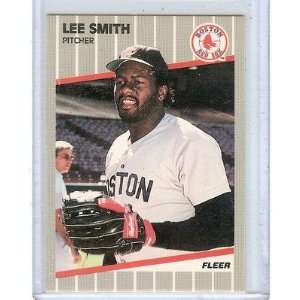  1989 FLEER LEE SMITH #99, BOSTON RED SOX 