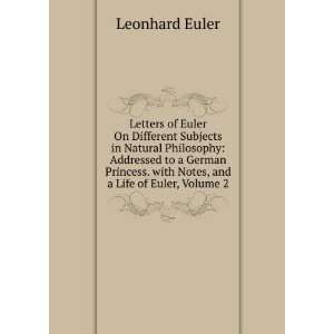  . with Notes, and a Life of Euler, Volume 2 Leonhard Euler Books