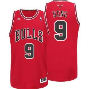Luol Deng Jersey adidas Revolution 30 Red Swingman #9 Chicago Bulls 