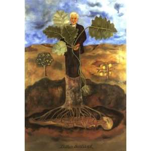  Oil Painting Luther Burbank Frida Kahlo Hand Painted Art 