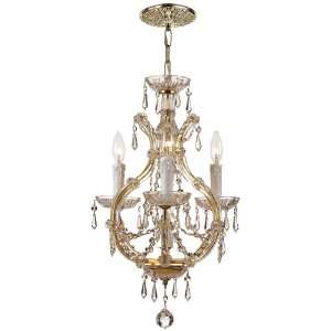 Maria Theresa Collection Gold Duo Mount Chandelier