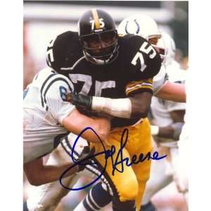 Mean Joe Greene Autographed/Hand Signed Pittsburgh Steelers 16x20 