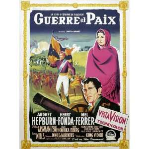   Movie French 11x17 Audrey Hepburn Mel Ferrer Henry Fonda Anita Ekberg