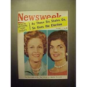  Jackie Kennedy & Pat Nixon October 17, 1960 Newsweek 