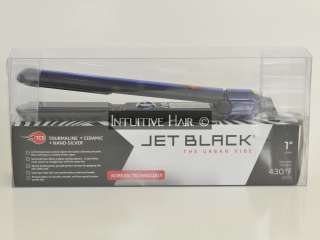 Jet Black Nano Silver/Tourmaline Ceramic Flat Iron 1  