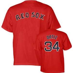  Boston Red Sox David Ortiz Player Name & Number Youth T 