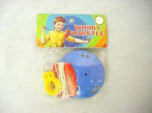 original 1960s Vintage Whirly Wistle Flying saucer Toy  