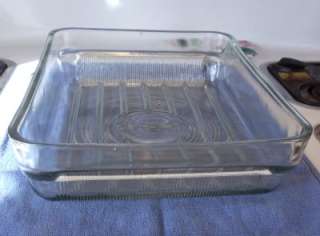 Vtg Frigidaire Refrigerator Glass Pan Tray Bowl Dish Meat Vege 