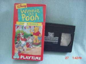 Disney Winnie the Pooh FUN N GAMES vhs Playtime 786936394139  