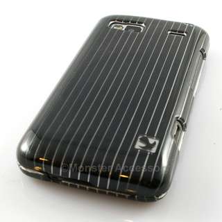Black Stripe Hard Case Cover HTC G2 T Mobile Accessory  